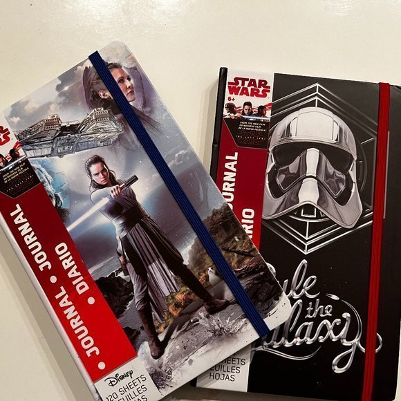 Star Wars Journals / Notebooks (Set of 2 / Princess and Darth Vader) (new) (h) - Picture 2 of 10